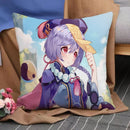 Genshin Impact Anime Pillowcase Cushion Cover 45x45 for Sofa - Ljojo