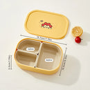 Ljojo 3 Grids Stackable Lunch Box - Portable Detachable Food Container