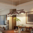Modern LED Wooden Lampshade Pendant Lights for Living Room Dining Room | Ljojo