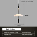 Minimalist Chandelier Light Pleated Restaurant Pendant Lamp - Ljojo