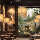 Modern LED Wabisabi Pendant Light | Zen Art Tavern Hanging Lamp - Ljojo
