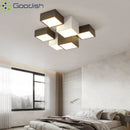 Ljojo Minimalist Bauhaus 3D LED Ceiling Lights for Living Room Decoration Chandelier