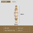 Nordic Luxury Crystal Wall Lamp Sconce Light for Living Room by Ljojo