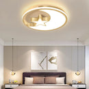 Minimalist Ring LED Ceiling Lamp for Bedroom | Modern Indoor Lighting Fixture by Ljojo