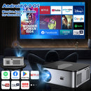 Ljojo™ 4K LED Projector, 25000 Lumens, Full HD 1080P, 3D Cinema, 5G WiFi, Auto Keystone