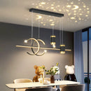LED Pendant Chandelier by Ljojo: Modern Dining Room Hanging Light