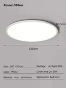 Ljojo LED Ceiling Light: Remote Control, Large Luminous Surface, Bedroom Lamp