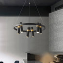 Ljojo LED Chandelier Light | Modern Minimalist Design | Height Adjustable Fixture