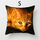 Cat Pattern Cushion Cover 45x45cm - Ideal Sofa & Home Decor Gift by Ljojo