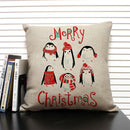 Animal Penguin Cushion Cover 45x45, Ljojo Brand - Cute & Funny Decorative Pillowcase