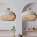 Ljojo Rattan Pendant Light Chandelier Modern Elegant Stylish Living Room Fixture