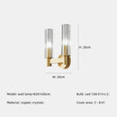 American Retro E14 Crystal Chandelier Pendant Light by Ljojo