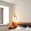 Art Deco Round Stone Chandelier Red Green Ball Marble Pendant Lamp Dimmable by Ljojo