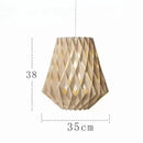 Bamboo LED Pendant Light Hand Made Creative Art Home Decor by Ljojo