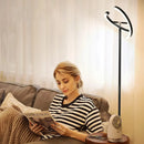 Ljojo Modern LED Rotating Floor Lamp for Living Room Bedroom Study Reading