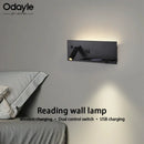 Ljojo LED Wall Light with USB Interface for Bedroom & Living Room Reading
