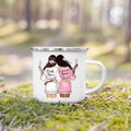 Enamel Mug Custom Name Tea Coffee Wine Mugs for Maid of Honor by Ljojo