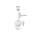 Italian Creative Pebble Chandelier Living Room Bedside Pendant LIghts by Ljojo