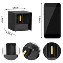 Ljojo 10W Outdoor Wall Light Up Down Adjustable Angle for Garden Decoration