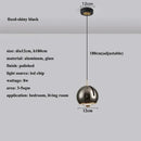 Adjustable LED Circular Pendant Light Stretchable Hanging Lamp - Modern Bedroom Lighting by Ljojo