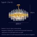 Ljojo Luxury Crystal Chandelier for Villa - Elegant & Simple for Living Room, Dining Room, Bedroom