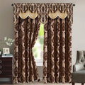 Ljojo Luxury Jacquard Curtains for Living Room - Complete Home Decor Solution
