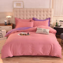 Ljojo 2024 Luxury Cotton Thickened Solid Color Four-Piece Set