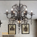 Retro Style LED Pendant Light Living Room Creative Designer Villa Staircase Iron Art Fixture by Ljojo