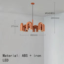 Ljojo Nordic Minimalist U-shaped Iron Chandelier Art Pendant Lamp LED Lighting
