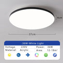 Ljojo LED Three Proofings Ceiling Lamp for Living Room, Bedroom, Kitchen - Modern Indoor Lighting Fixtures