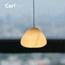 Nordic Natural Marble Pendant Light LED Bedroom Fixture by Ljojo