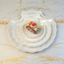 Ljojo Melamine Shell Plate Dish Set - Restaurant Quality Tableware Dish