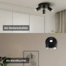 Ljojo 3-Light GU10 LED Ceiling Spotlight Track Chandelier