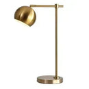 Ljojo Matte Brass Molly Desk Lamp with 20 LED Bulb & On/Off Switch