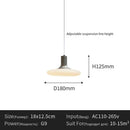 Modern Spanish Corner Glass LED Hanging Lamp Minimalist Design for Home Decoration Ljojo