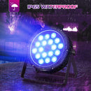 Ljojo™ 18LED Waterproof RGBW Par Lights for DJ Disco Party Bar Club