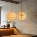 Wabi Sabi Style Fabric Pendant Lights Living Room Chandelier by Ljojo