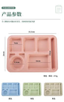 Ljojo Meal Plate Set - Fast Food Bowls Separation Plate Bowl Cup Dinner Set