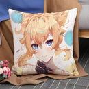 Genshin Impact Anime Pillowcase Cushion Cover 45x45 for Sofa - Ljojo