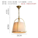 Ljojo Luxury Gold Lustre Copper Pendant Lights LED E14 Hanging Lamp - Modern Minimalist Style