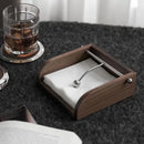 Ljojo Luxury Stainless Steel Tissue Box Napkin Holder for Restaurant and Hotel