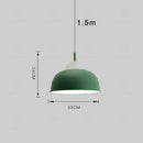 GEW Minimalism Macaroon Pendant Light Ceiling Chandelier for Bedroom Nordic Style Ljojo