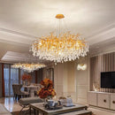 Ljojo Luxury Crystal Ceiling Chandelier: Modern Living Room Dining Bedroom Pendant Light