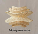 Bohemian Style Hand Woven Bamboo Pendant Light with Multi-layer Design by Ljojo