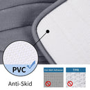 Ljojo Memory Foam Bathroom Rug Set: Non-Slip, Absorbent, Soft U-Shaped and Rectangle Mats