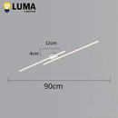 Ljojo Long Strip Aisle LED Ceiling Light for Bedroom Kitchen Decor