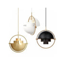 Gubi Pendant Light Iron Gold Chrome Hanging Lamp by Ljojo