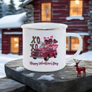 Ljojo Love Enamel Mug Set - Romantic Couples Coffee Cups