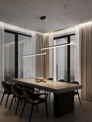LED Pendant Light: Modern Black Restaurant Chandelier by Ljojo