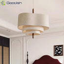 Nordic LED Pendant Light Three Layers Heart Shape Chandelier Ljojo Elegant Minimalist Living Room Decor
